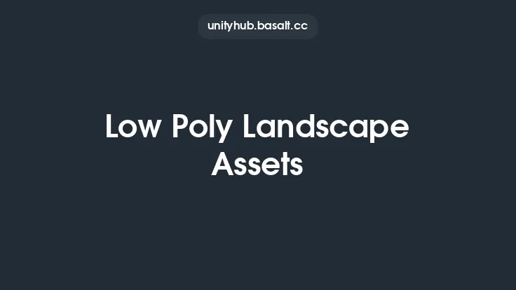 Low Poly Landscape Assets Thumbnail