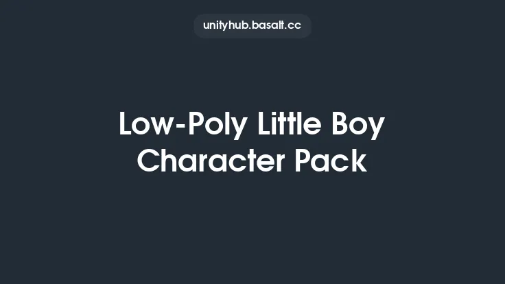 Low-Poly Little Boy Character Pack Thumbnail