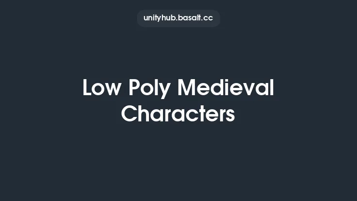 Low Poly Medieval Characters Thumbnail