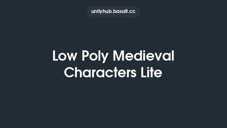 Low Poly Medieval Characters Lite Thumbnail