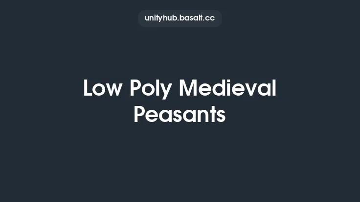 Low Poly Medieval Peasants Thumbnail