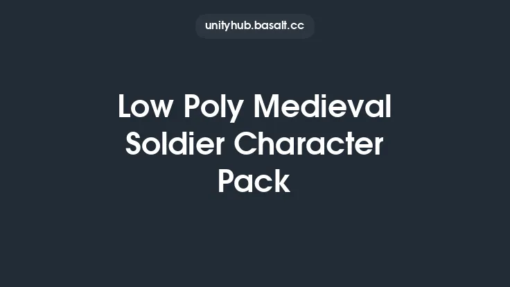 Low Poly Medieval Soldier Character Pack Thumbnail