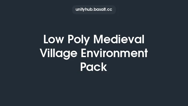 Low Poly Medieval Village Environment Pack Thumbnail