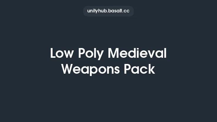 Low Poly Medieval Weapons Pack Thumbnail