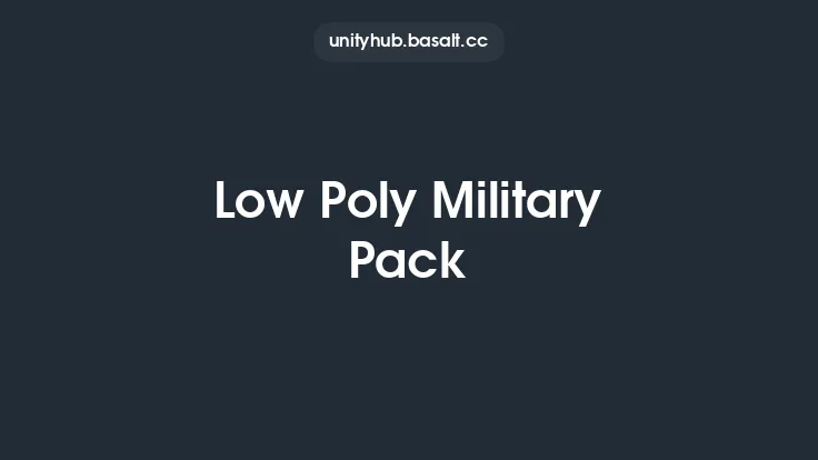 Low Poly Military Pack Thumbnail