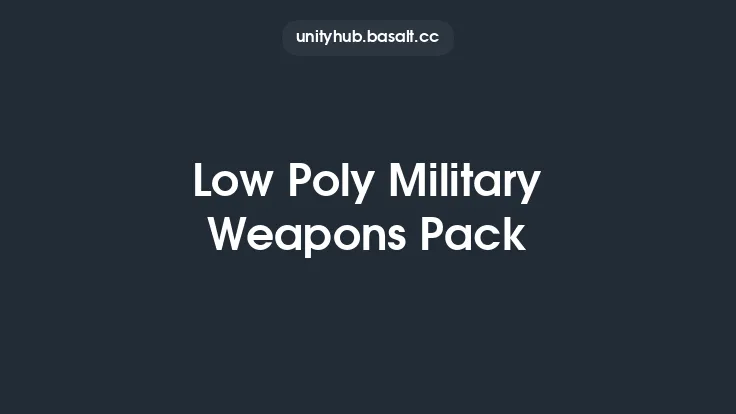 Low Poly Military Weapons Pack Thumbnail