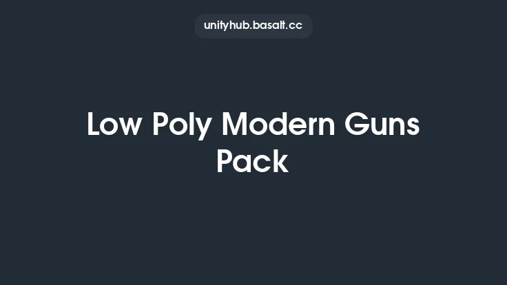 Low Poly Modern Guns Pack Thumbnail