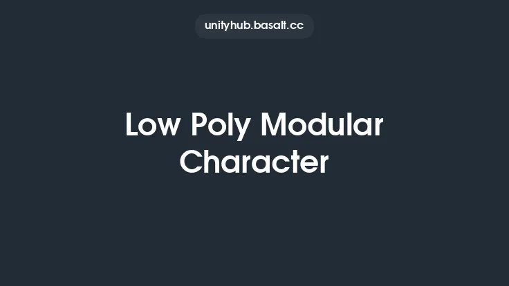 Low Poly Modular Character Thumbnail