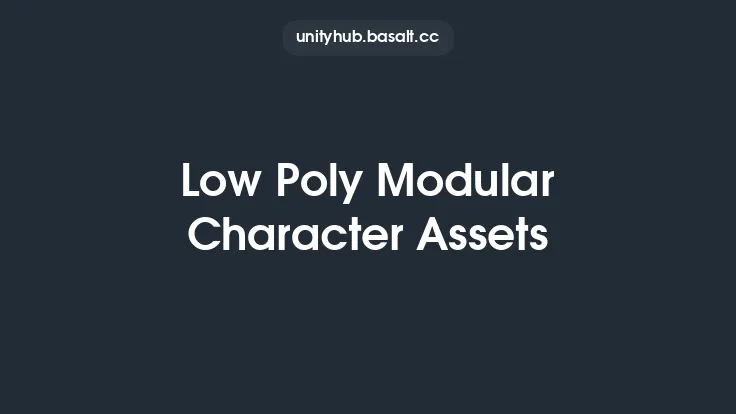 Low Poly Modular Character Assets Thumbnail
