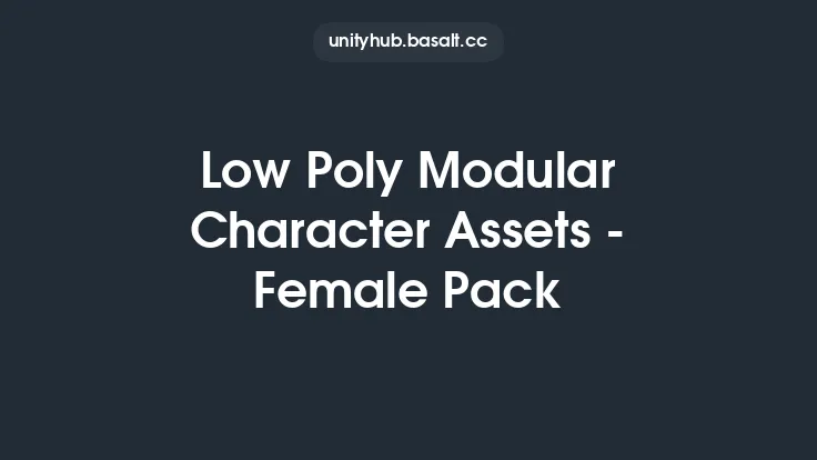 Low Poly Modular Character Assets - Female Pack Thumbnail