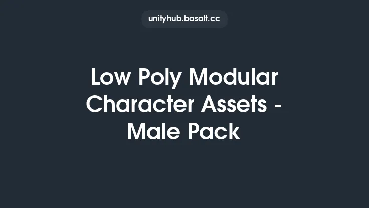 Low Poly Modular Character Assets - Male Pack Thumbnail