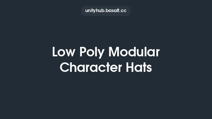 Low Poly Modular Character Hats Thumbnail