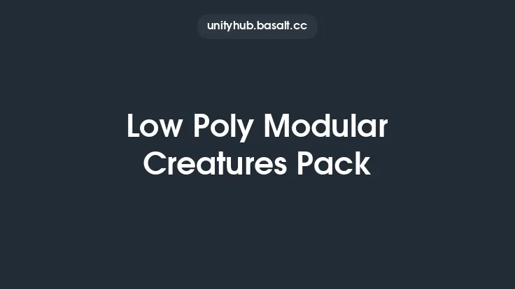 Low Poly Modular Creatures Pack Thumbnail
