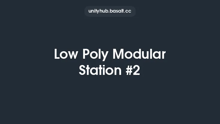 Low Poly Modular Station #2 Thumbnail