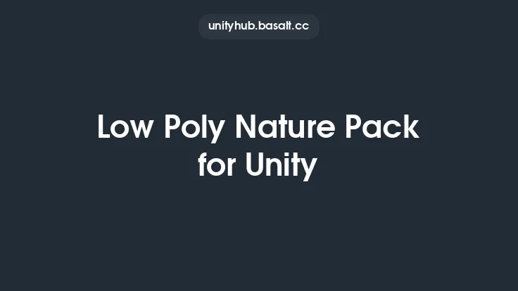 Low Poly Nature Pack for Unity Thumbnail