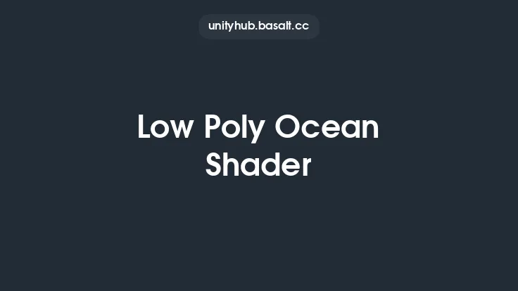 Low Poly Ocean Shader Thumbnail