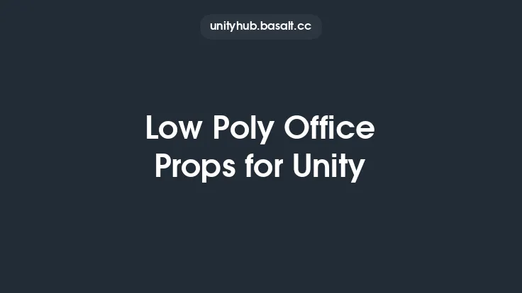 Low Poly Office Props for Unity Thumbnail