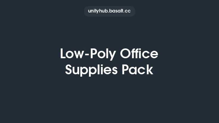 Low-Poly Office Supplies Pack Thumbnail