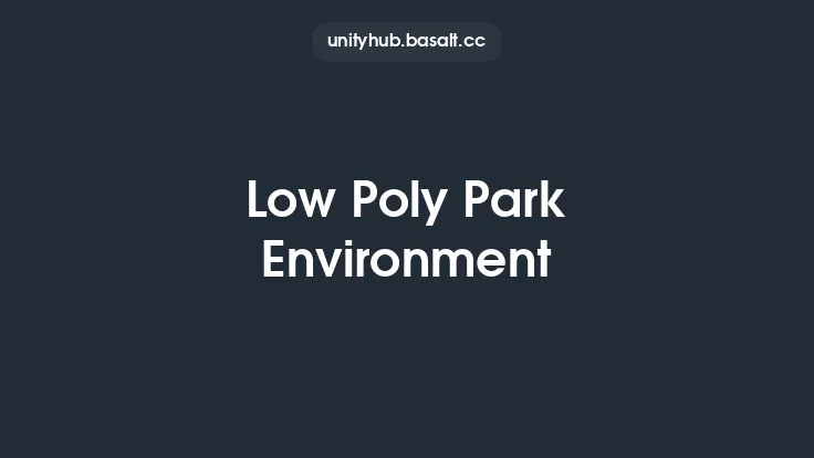 Low Poly Park Environment Thumbnail