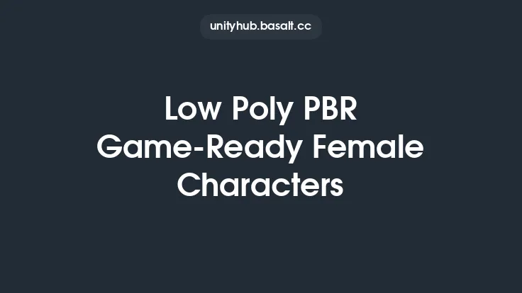 Low Poly PBR Game-Ready Female Characters Thumbnail