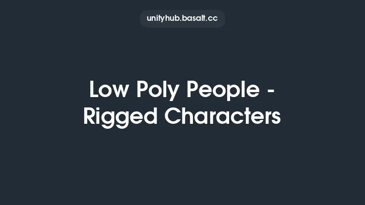 Low Poly People - Rigged Characters Thumbnail