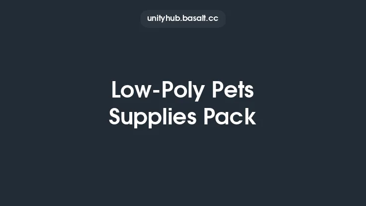 Low-Poly Pets Supplies Pack Thumbnail