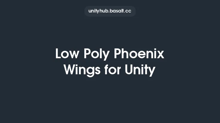 Low Poly Phoenix Wings for Unity Thumbnail