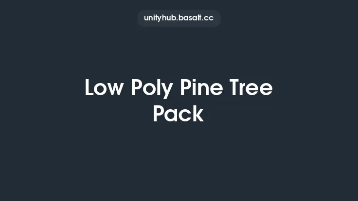 Low Poly Pine Tree Pack Thumbnail