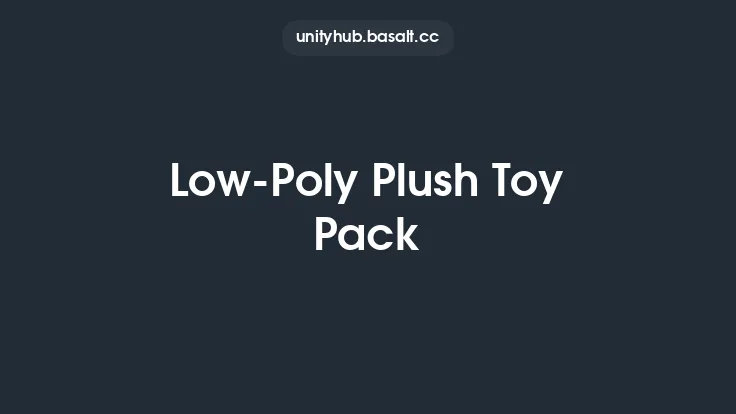Low-Poly Plush Toy Pack Thumbnail