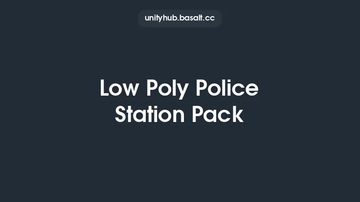 Low Poly Police Station Pack Thumbnail