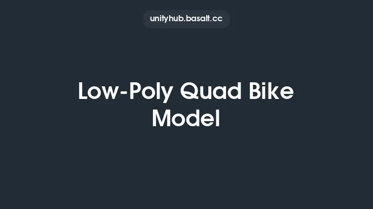 Low-Poly Quad Bike Model Thumbnail