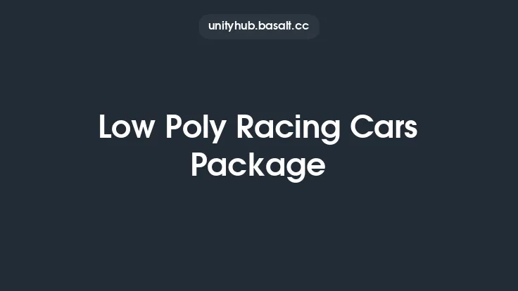 Low Poly Racing Cars Package Thumbnail