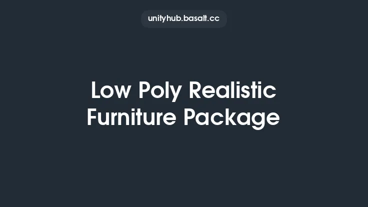 Low Poly Realistic Furniture Package Thumbnail
