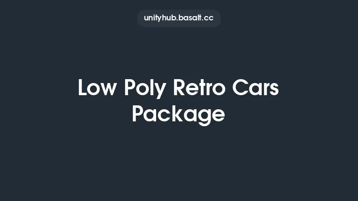 Low Poly Retro Cars Package Thumbnail