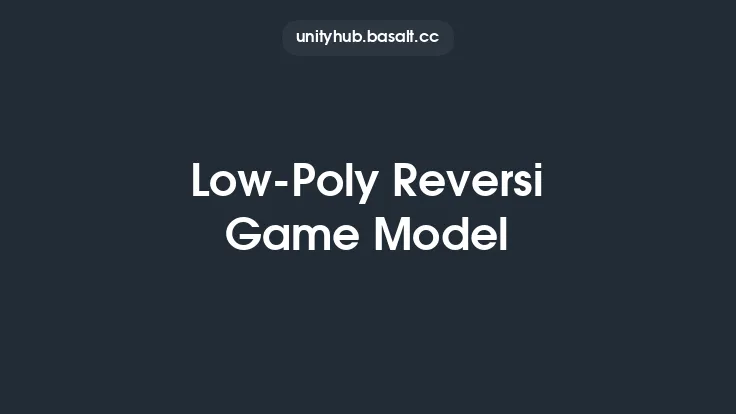 Low-Poly Reversi Game Model Thumbnail