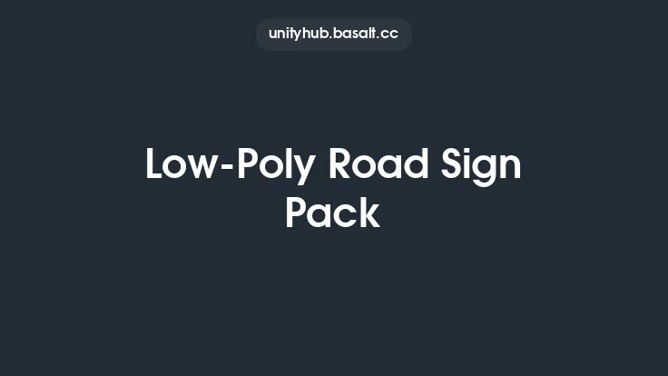 Low-Poly Road Sign Pack Thumbnail