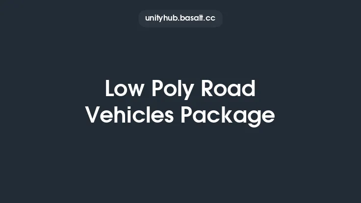 Low Poly Road Vehicles Package Thumbnail