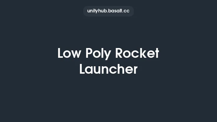 Low Poly Rocket Launcher Thumbnail
