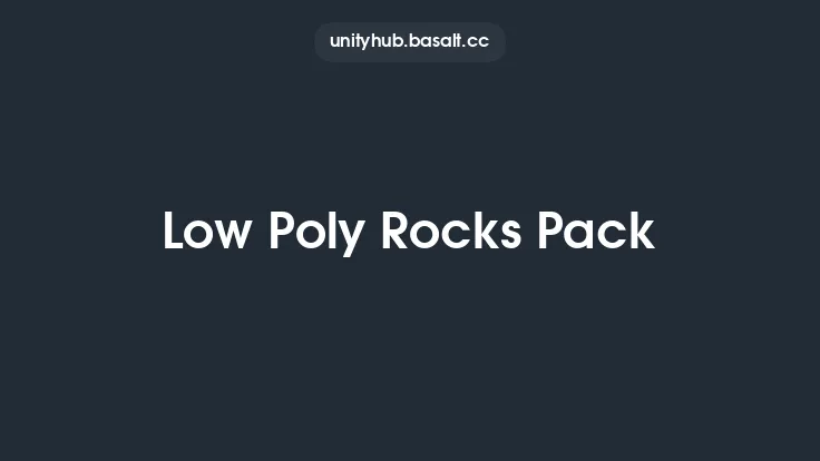 Low Poly Rocks Pack Thumbnail