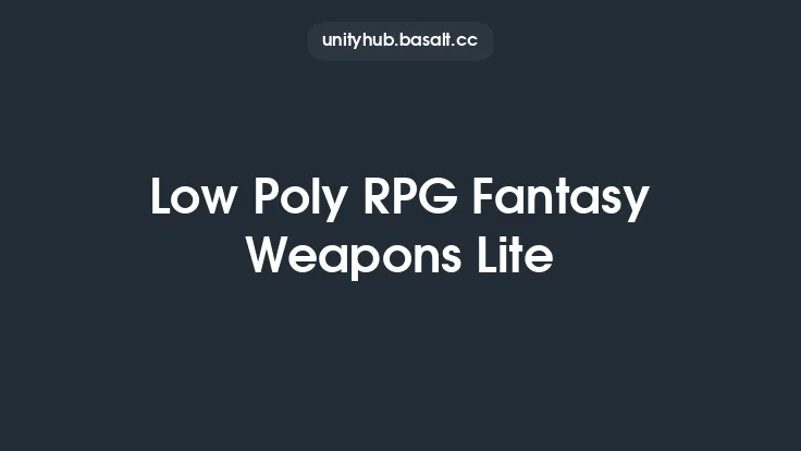Low Poly RPG Fantasy Weapons Lite Thumbnail