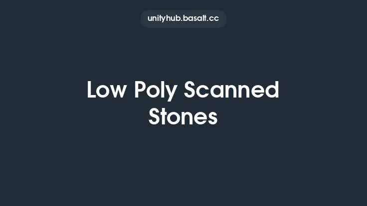 Low Poly Scanned Stones Thumbnail