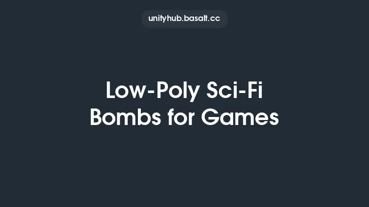 Low-Poly Sci-Fi Bombs for Games Thumbnail