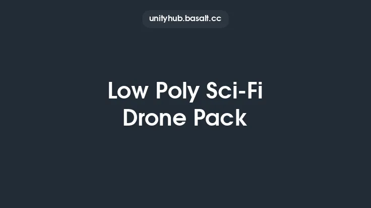Low Poly Sci-Fi Drone Pack Thumbnail
