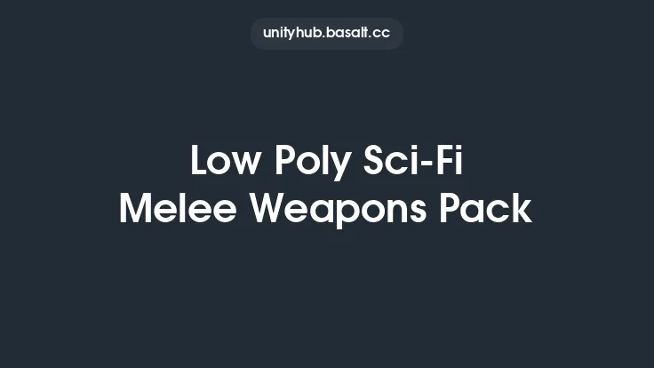 Low Poly Sci-Fi Melee Weapons Pack Thumbnail