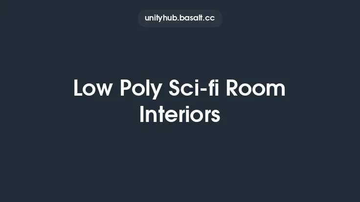 Low Poly Sci-fi Room Interiors Thumbnail