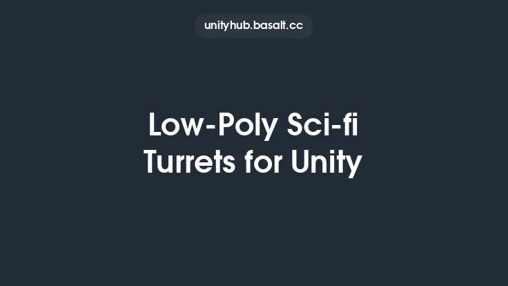 Low-Poly Sci-fi Turrets for Unity Thumbnail