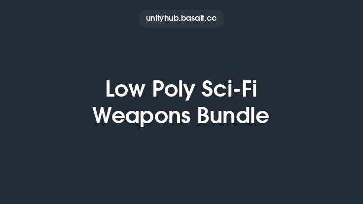 Low Poly Sci-Fi Weapons Bundle Thumbnail