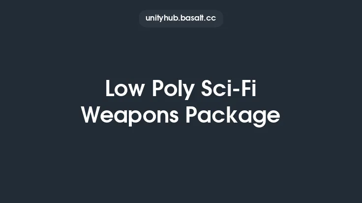 Low Poly Sci-Fi Weapons Package Thumbnail