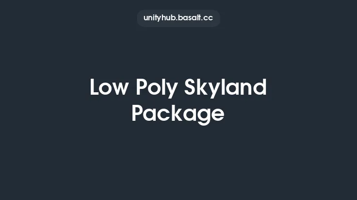 Low Poly Skyland Package Thumbnail