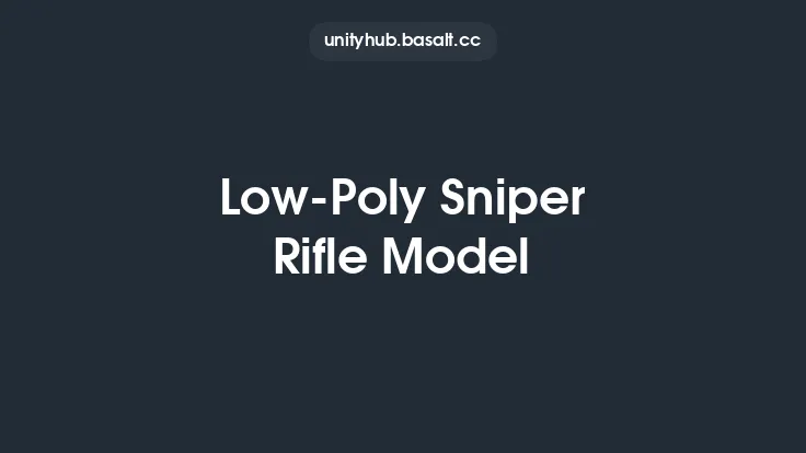 Low-Poly Sniper Rifle Model Thumbnail